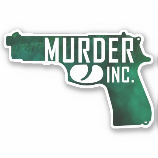 Moord, Inc. Sticker (Voorkant)