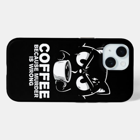 Moord is fout Case-Mate iPhone case (Achterkant (horizontaal))