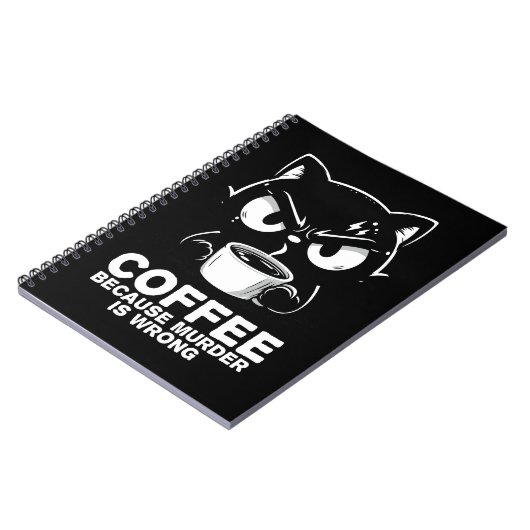 Moord is fout notitieboek (Linkerzijde)