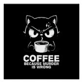 Moord is fout perfect poster (Voorkant)