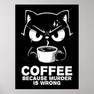 Moord is fout poster