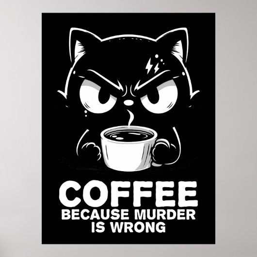 Moord is fout poster (Voorkant)