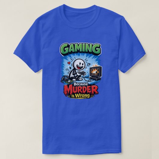 Moord is verkeerd 2 t-shirt (Design voorkant)