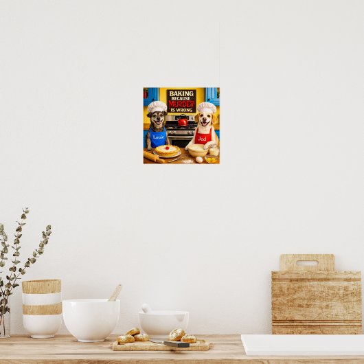 "Moord is verkeerd" (4) Poster (Keuken)