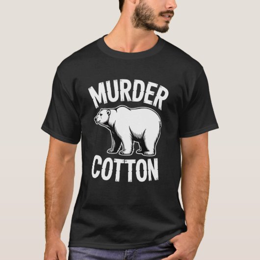 Moord Katoen Ijsbeer T-shirt (Voorkant)
