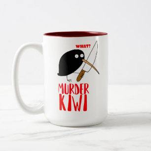 Moord Kiwi Tweekleurige Koffiemok