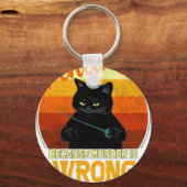 moord met hekken kat sleutelhanger (Voorkant)