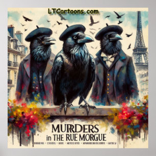 Moord Most Fowl – Rue Morgue Noir Poster