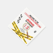 Moord Mysterie Misdaad Scène Halloween Verjaardag Servet (Hoek)