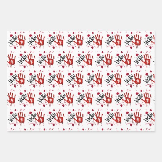 Moord mysterie-misdrijf vecht een koude hoesje blo inpakpapier vel (Voorkant)