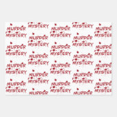 Moord mysterie-misdrijf vecht een koude hoesje blo inpakpapier vel (Voorkant)