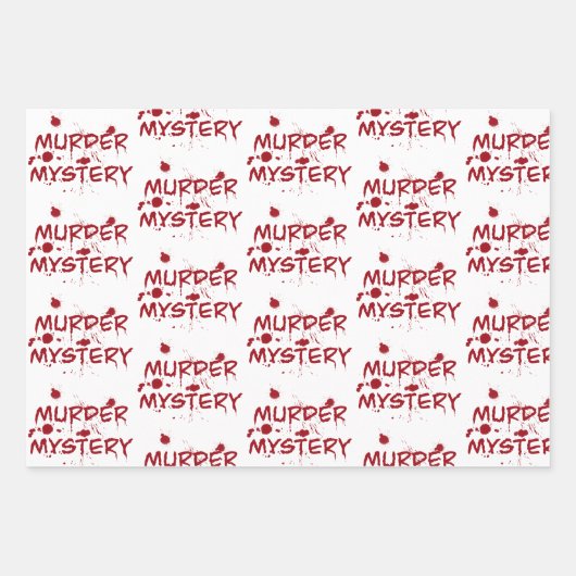 Moord mysterie-misdrijf vecht een koude hoesje blo inpakpapier vel (Voorkant)