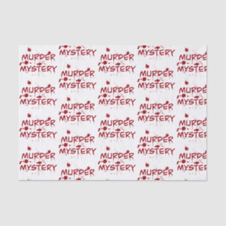 Moord mysterie-misdrijf vecht een koude hoesje blo tissuepapier