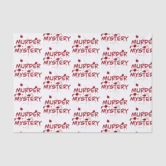 Moord mysterie-misdrijf vecht een koude hoesje blo tissuepapier (Voorkant)