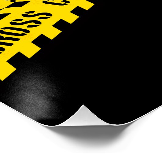 Moord mysterie Party welkomstbord Perfect Poster (Hoek)