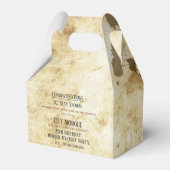 Moord Mysterie Verjaardag Bedankdoosjes (Voorkant Zijde)