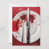 Moord Mystery Dinner Sociaal of Verjaardagsfeest Kaart (Achterkant)