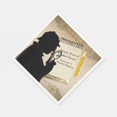 Moord Mystery Party Servetten gepersonaliseerd 2 (Hoek)