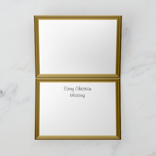 Moord op Becket, kathedraal van Canterbury, Engela Feestdagen Kaart (Binnen)