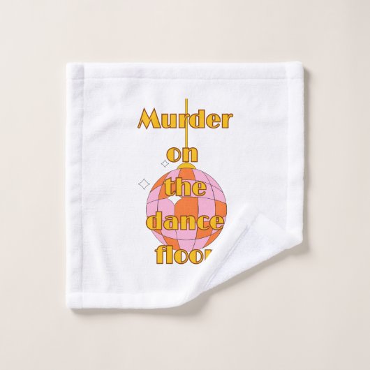Moord op de dansvloer washandje (Wasdoekje)