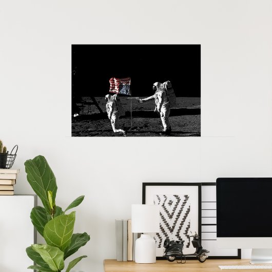 Moord op de maan #2 poster (Thuiskantoor)