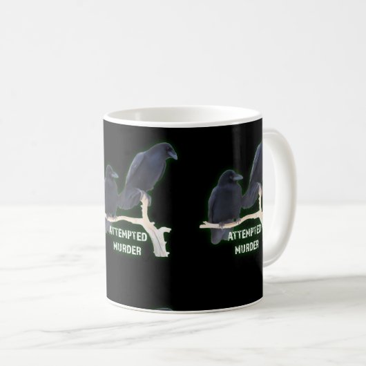 Moord op Funny Corvids Koffiemok (Voorkant rechts)