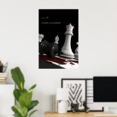 Moord op het bord - Afdrukken Poster (Thuiskantoor)