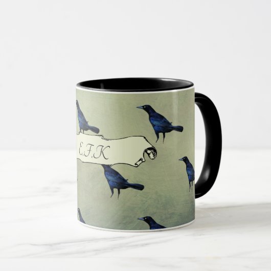 Moord op het Gothic  Style Monogram van de Krokoen Mok (Voorkant rechts)