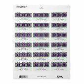 Moord op het Paarse Kaleidoscoopplein bij de kraai Etiket (Full Sheet)
