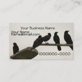 Moord op het straatlicht visitekaartje (Voorkant)