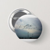 Moord op koeien ronde button 5,7 cm (Voorkant /achterkant)