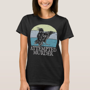 Moord op kruisingen en rondjes Funny Crow Shirt B