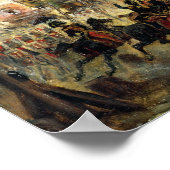 Moord op moord op koning Louis-Philippe Poster (Hoek)