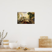 Moord op moord op koning Louis-Philippe Poster (Keuken)