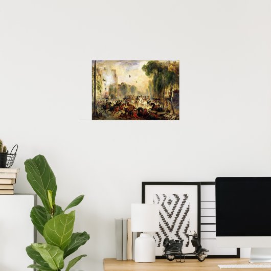 Moord op moord op koning Louis-Philippe Poster (Thuiskantoor)