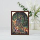 Moord op Saint-Sulpice in het Parijse kapel Briefkaart (Staand voorkant)