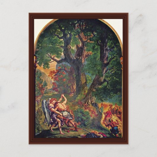 Moord op Saint-Sulpice in het Parijse kapel Briefkaart (Voorkant)