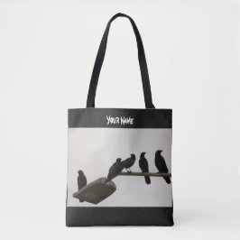 Moord op T-Shirt Canvas tas in straat