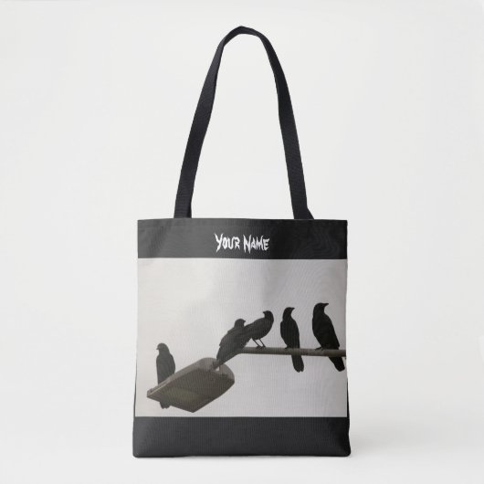 Moord op T-Shirt Canvas tas in straat (Voorkant)