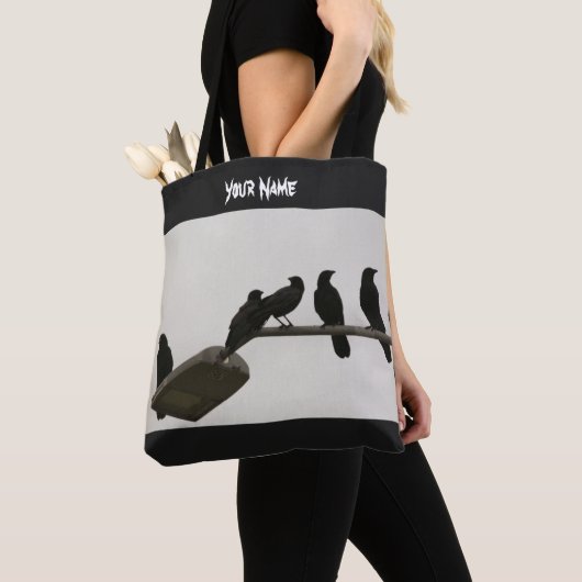 Moord op T-Shirt Canvas tas in straat (Dichtbij)