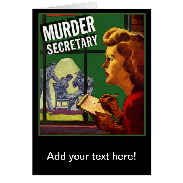 Moord secretaresse (Voorkant)