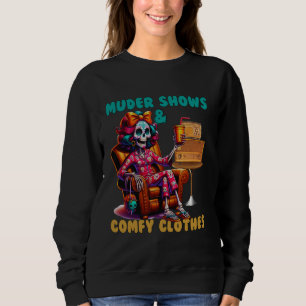 Moord Shows en comfortabele kleding Skeleton Mom D Trui