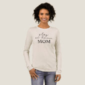 Moord thuis Moeder Lange Mouwen Shirt (Voorkant)