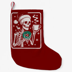 Moord toont vrienden horror T-shirt skelet kerst Kleine Kerstsok