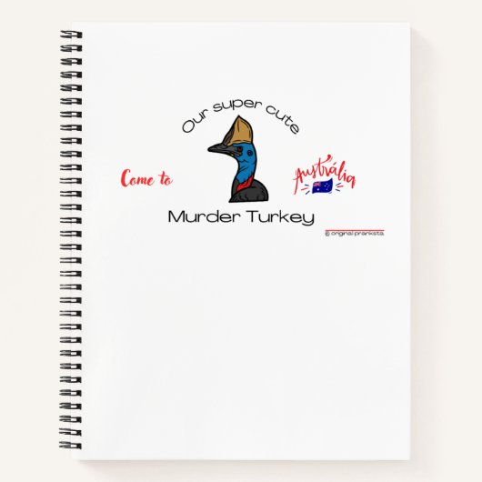 Moord Turkije - Notitieboek (Voorkant)