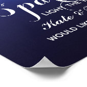 Moord van de zeemacht van lichtsparkler stuurt bru poster (Hoek)