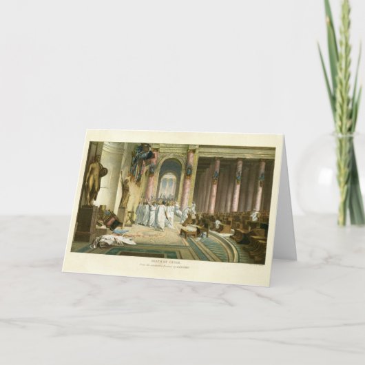 Moord van Julius Caesar Kaart (Voorkant)