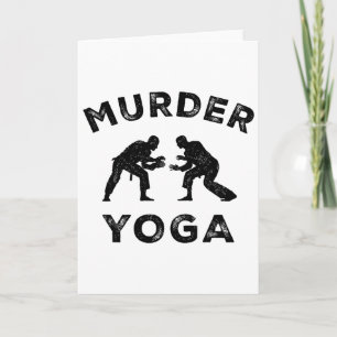 Moord Yoga Grappig Jiu-jitsu Innerlijke Vrede Bjj Kaart