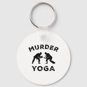Moord Yoga Grappig Jiu-jitsu Innerlijke Vrede Bjj Sleutelhanger