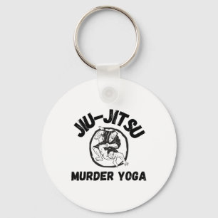 Moord Yoga-shirt Grappige Braziliaanse Jiu Jitsu  Sleutelhanger
